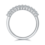 1CT Oval Moissanite Anniversary Band in S925 Sterling Silver - supplier product view 1